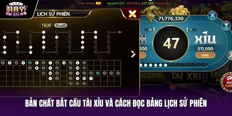 Bắt cầu tài xỉu chuẩn xác qua bảng lịch sử phiên MD5
