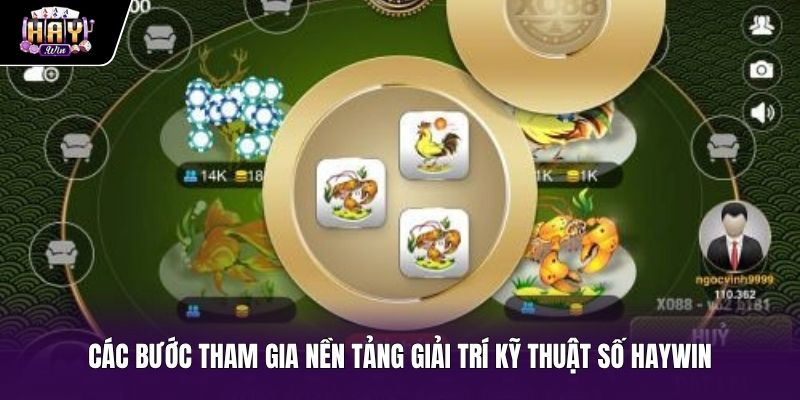 Các bước đăng ký tham gia Bầu cua online trên Haywin Quy trình thiết lập tài khoản bầu cua online siêu tốc