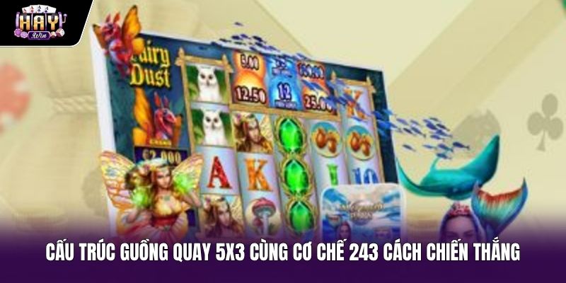 Guồng quay 5x3 cùng 243 đường thanh toán Kho báu tứ linh