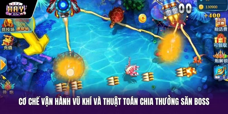 Hệ thống vũ khí săn boss của sảnh Bắn cá Jili
