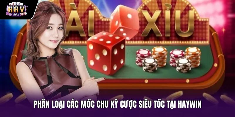 Các mốc chu kỳ cược Tài xỉu siêu tốc tại Haywin
