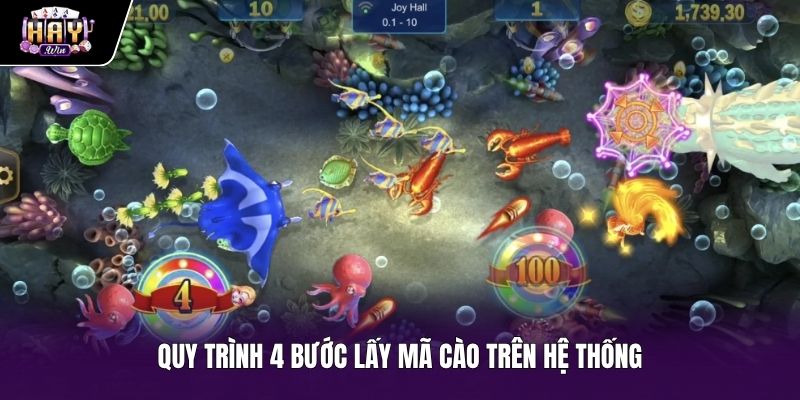 Quy trình rút mã cào nhanh khi chơi bắn cá đổi thẻ