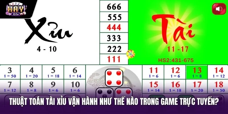 Cơ chế thuật toán tài xỉu sinh số ngẫu nhiên chuẩn xác