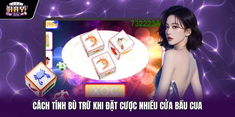 Cách tính bầu cua bù trừ đối chiếu tiền cược nhiều cửa