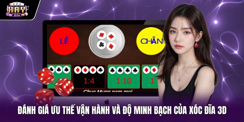 Thuật toán ngẫu nhiên minh bạch của bàn chơi Xóc đĩa 3D