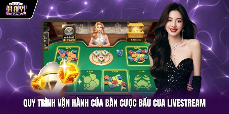 Chuyển động xúc xắc vật lý ngẫu nhiên tại Bầu cua livestream